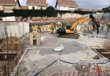 Mejora de terreno y refino de taludes