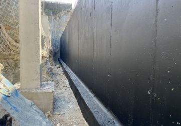 Impermeabilización muro sótano