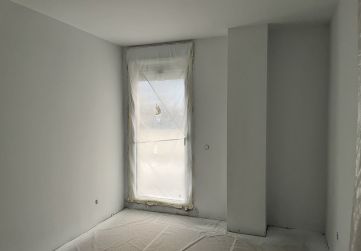 Fondo de pintura en dormitorio