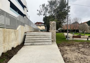 Progreso de obra en el parque