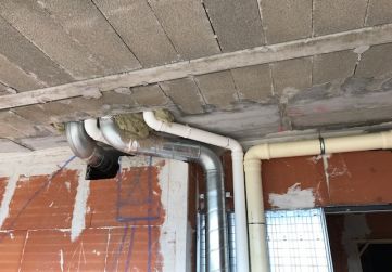 Detalle instalación desagües y ventilaciones