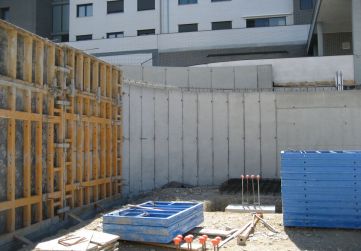 muro rampa garaje
