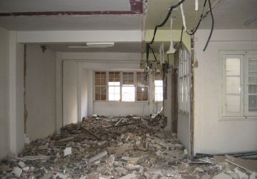 demolición en planta 2ª