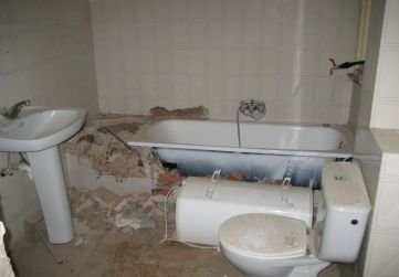 demolición en planta 2ª