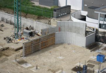 Muros rampa garaje