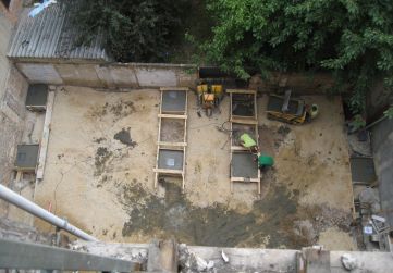 Cimentación zona trasteros