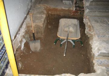 Excavación foso ascensor