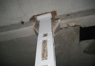 Refuerzo pilar local comercial