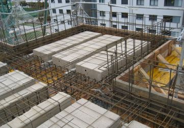 Zona techo caja escaleras