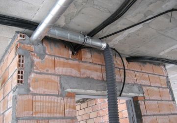 Instalación ventilación distribuidores viviendas