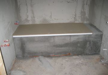 Enfoscados baño en Planta 4º