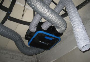 Instalación ventilación en Planta 1º