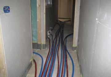 Comienzo instalación de calefaccion