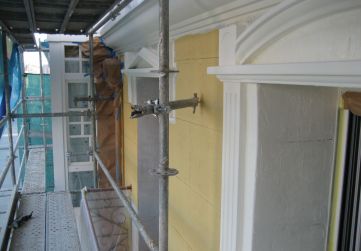Trabajos pintura en fachada